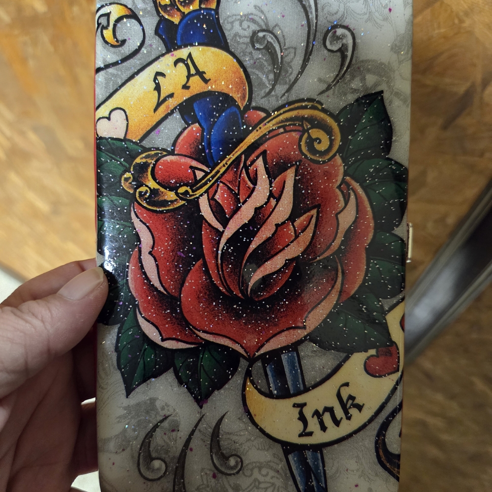 Source Unknown Artistic Rose Wallet